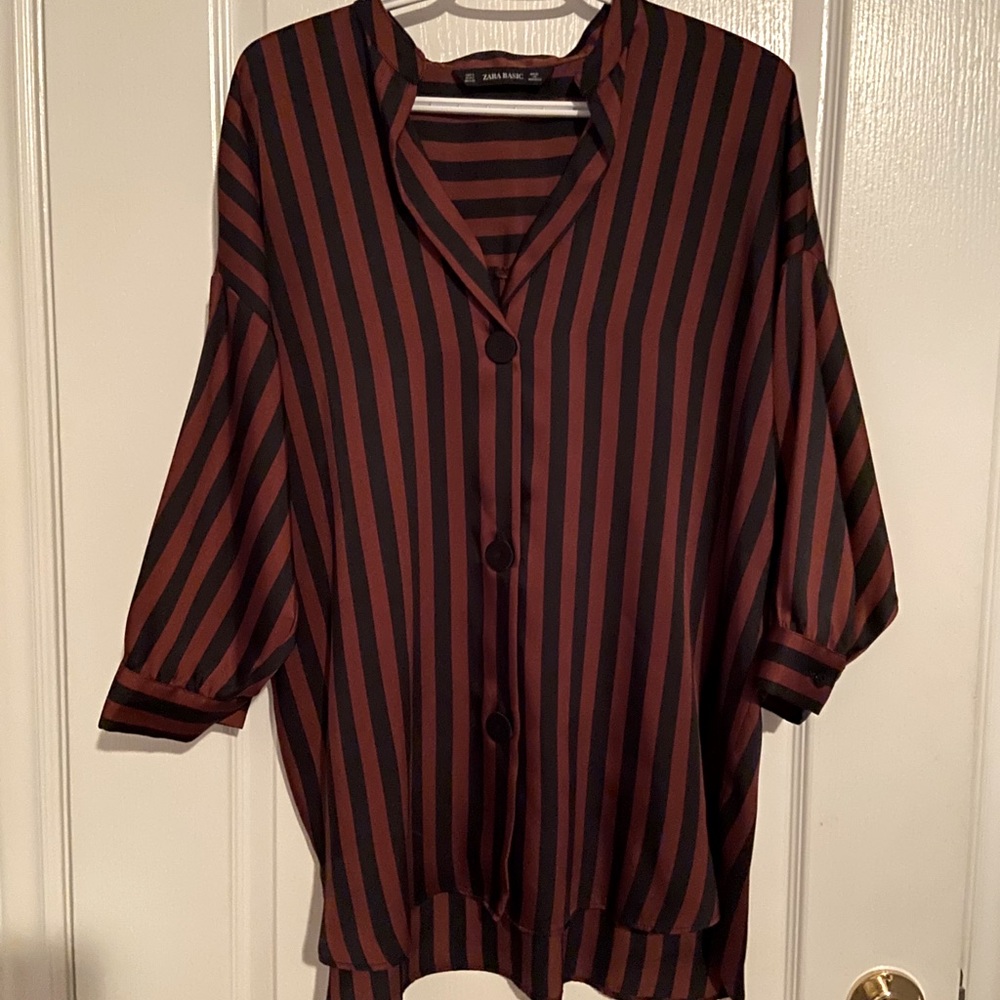 Zara oversized blouse